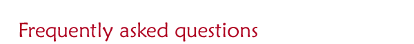 Frequently Asked Questions